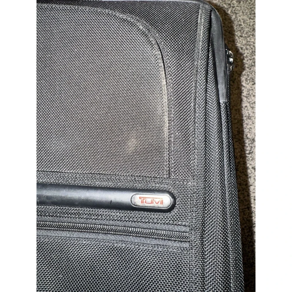 TUMI Black Ballistic Nylon Rolling Carry On Suitcase 22x14x12 Luggage